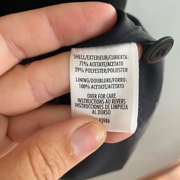 Womens Straight Shift Dress Size 12 Black Button Down Collared Casual Corner - Picture 8 of 9